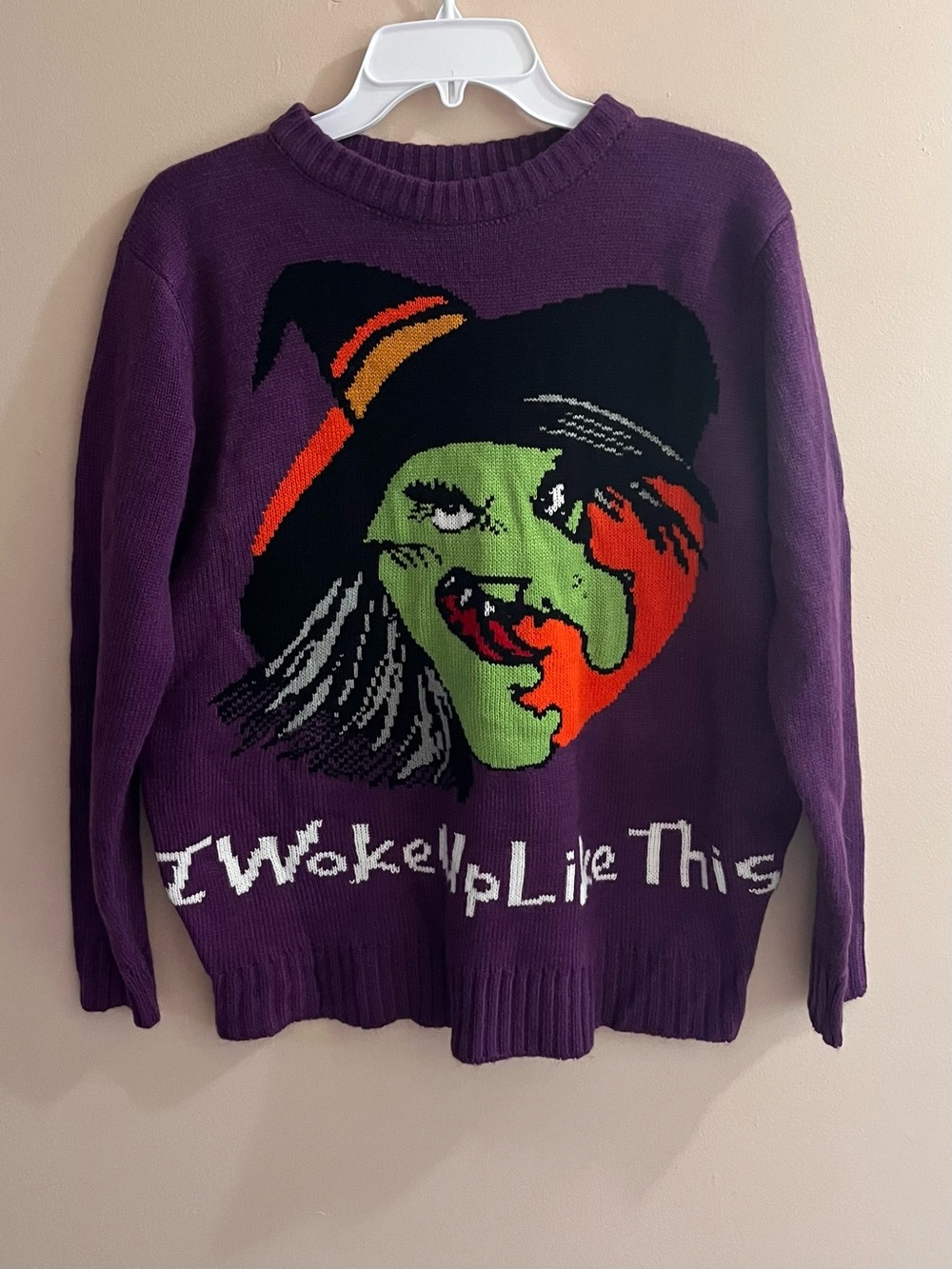 Halloween Witch "I Woke Up Like This" Knit Sweat
